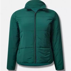 Torrid  Matte Stretch Nylon Light-Weight Puffer Active Jacket